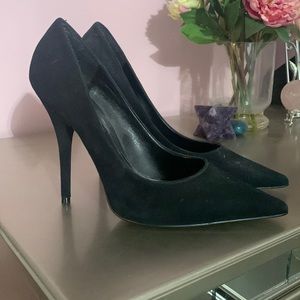 Brand new without box. Aldo size 37 black suede stilettos.